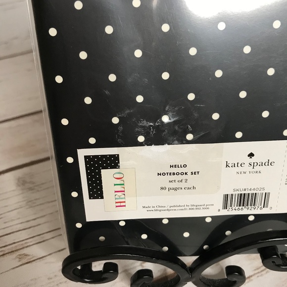 Kate Spade Hello Notebook Set - Picture 8 of 8